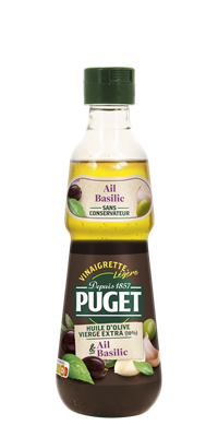 PUGET Vinaigre de Xeres Ail-Basilic