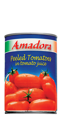 Peeled tomatoes amadora